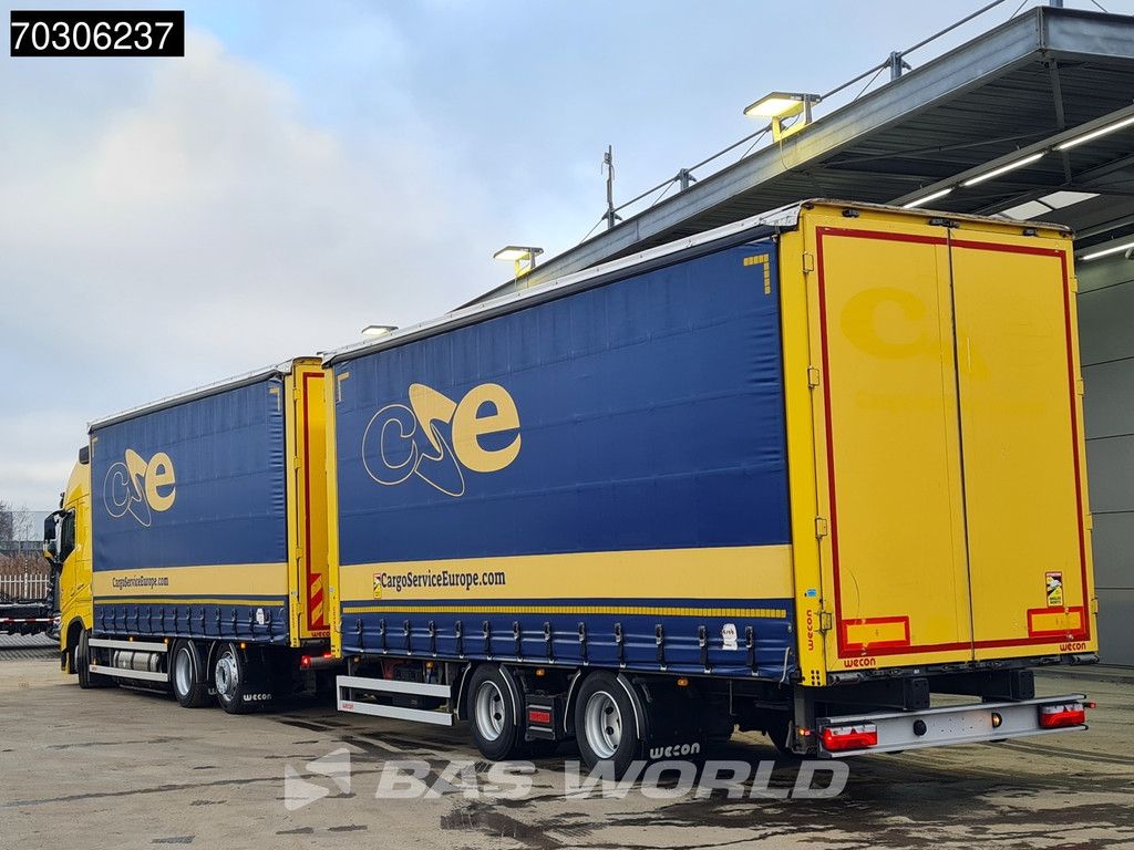 Volvo FH 460 6X2 Curtainsider Combi LNG Engine Sliding roof I-Park cool VEB+
