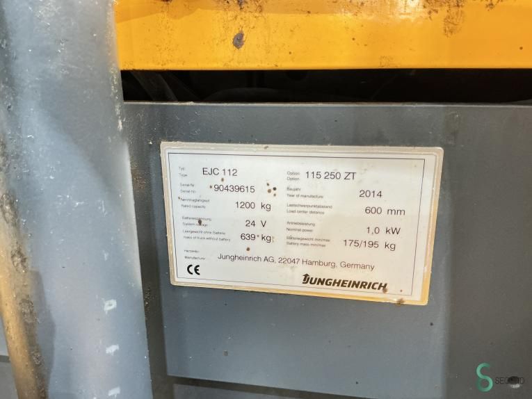Stackers Electric Jungheinrich EJC 112 2014