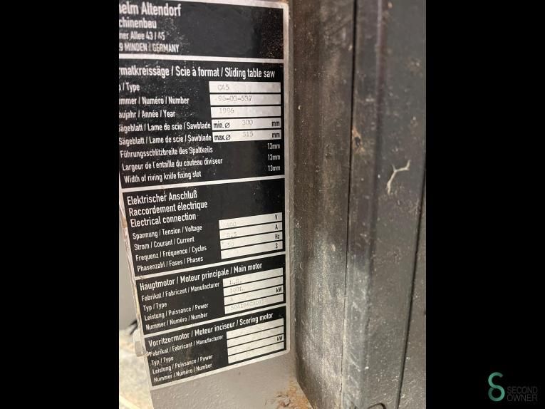Formatkreissägen Altendorf C45 COMPACT 1996