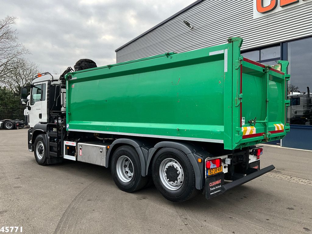 Man TGS 26.320 6x2 Hiab 14 Tonmeter laadkraan Just 165.674 km!