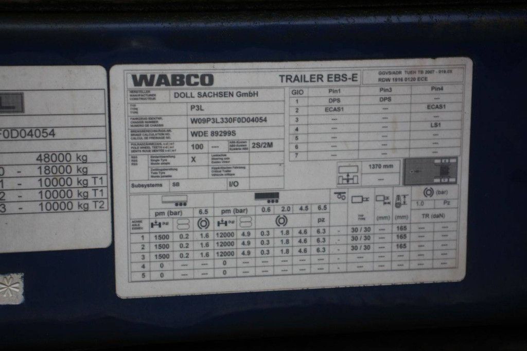 Platte Oplegger Doll P3L