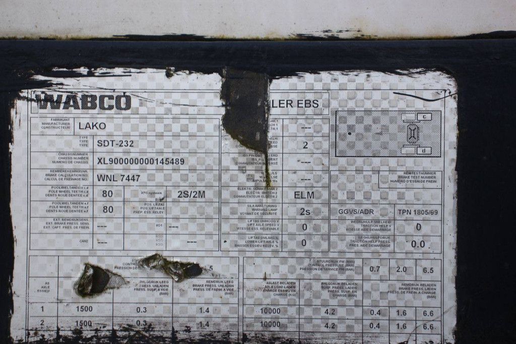 Semi-Dieplader Lako SDT230 2002