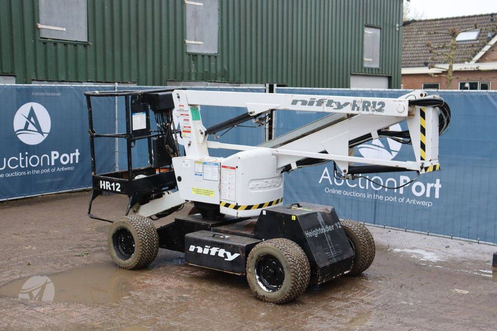 Nifty HR12 NDE Electric+Diesel 12.2m Articulated Boom Lift 2011