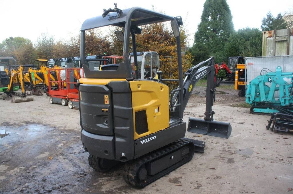 Mini excavator Volvo EC15E Diesel 12kW 2019