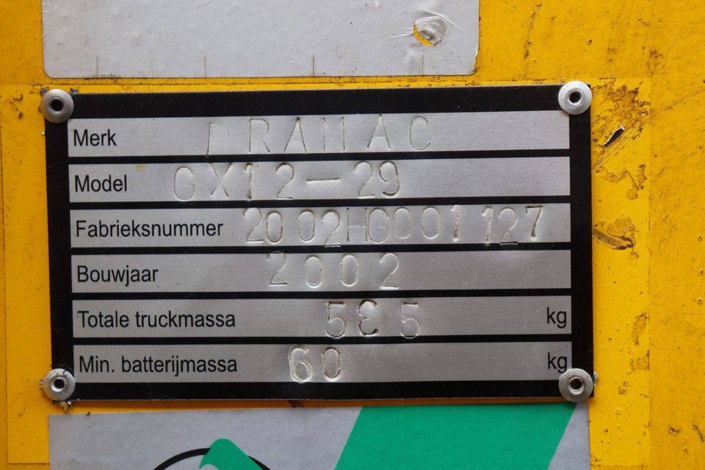 Stapelaar Pramac GX12-29 Elektrisch 1200kg 2002