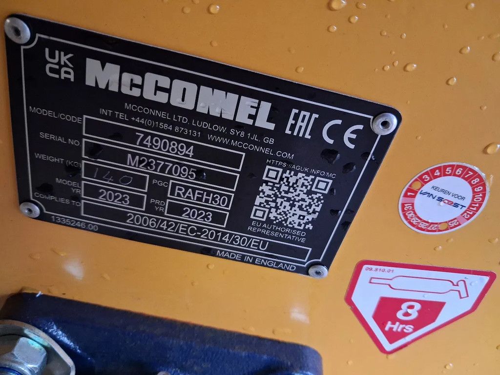 Perfect MC connel PA 4330 armklepelmaaier en snoeidek Joystick bediening