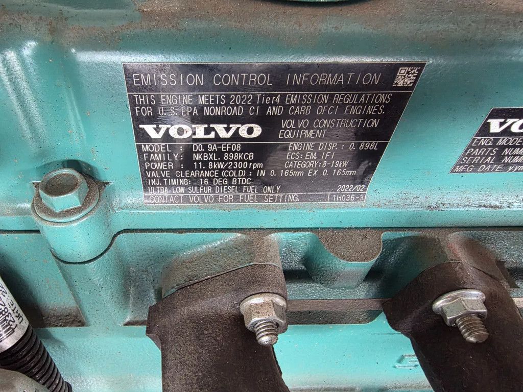 Kubota Dv-0009 motor nieuw volvo 3cil