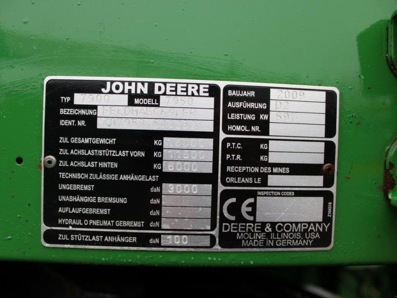 John Deere 7950i ProDrive Nr.: 262