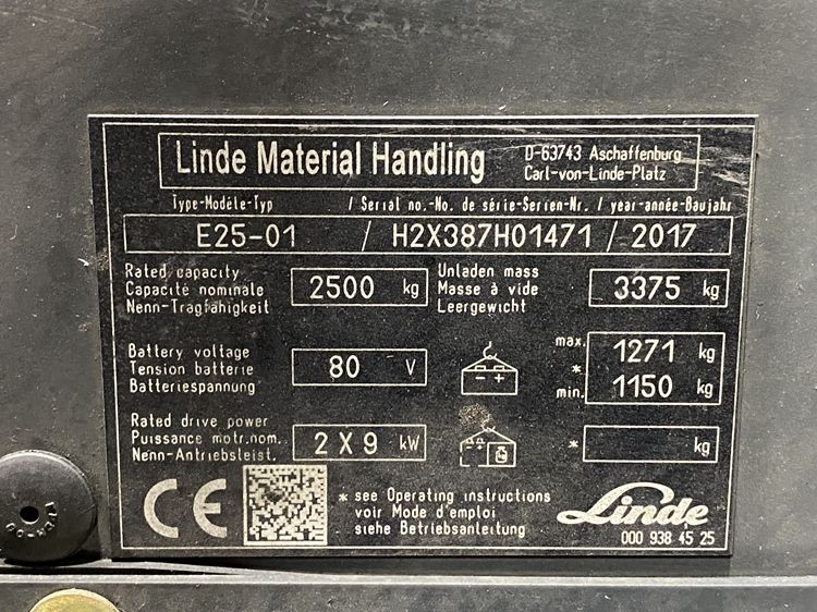 Linde E25-01-387