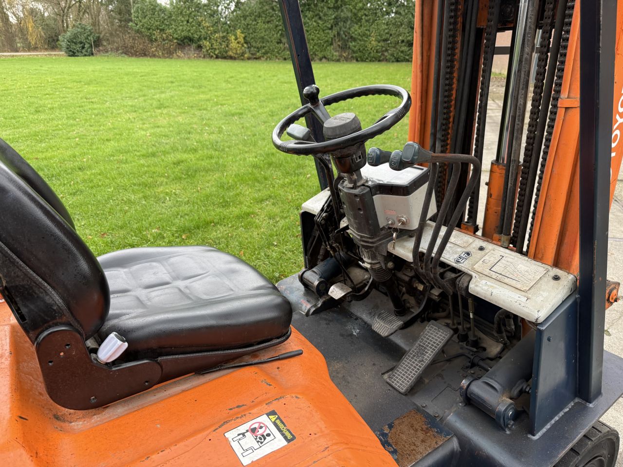 Toyota 2.5 tonner lpg heftruck 3-delig 4.7m Freelift Sideshift