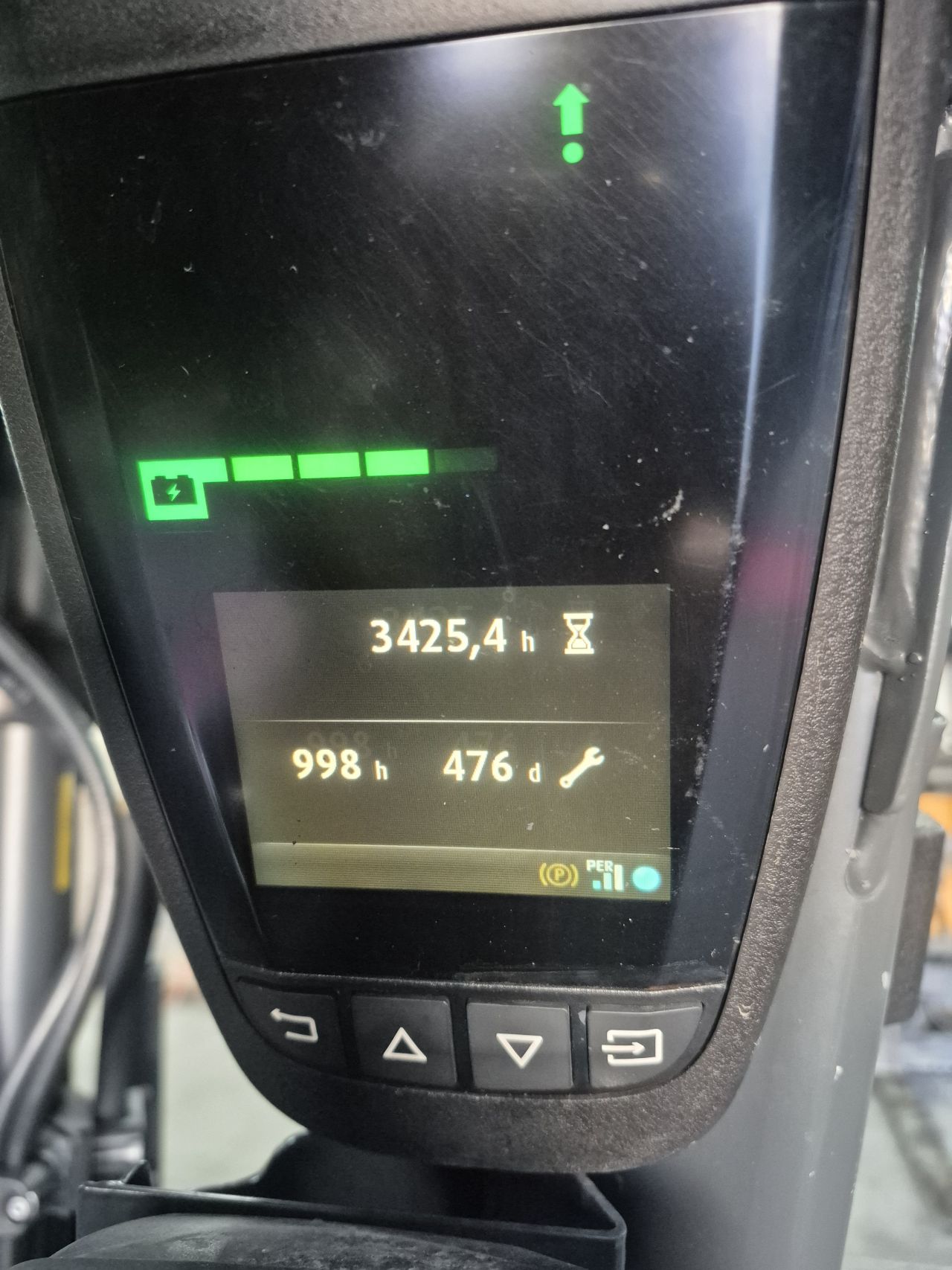 Linde E18-01 triplex sideshift vorkversteller bj 2019 3425 uur