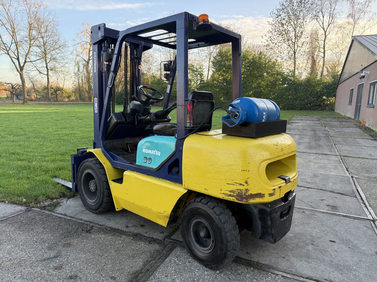 Komatsu 3 tonner lpg heftruck Sideshift + 4e ventiel