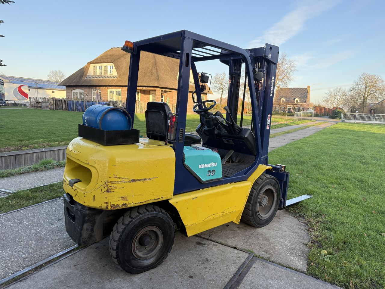 Komatsu 3 tonner lpg heftruck Sideshift + 4e ventiel