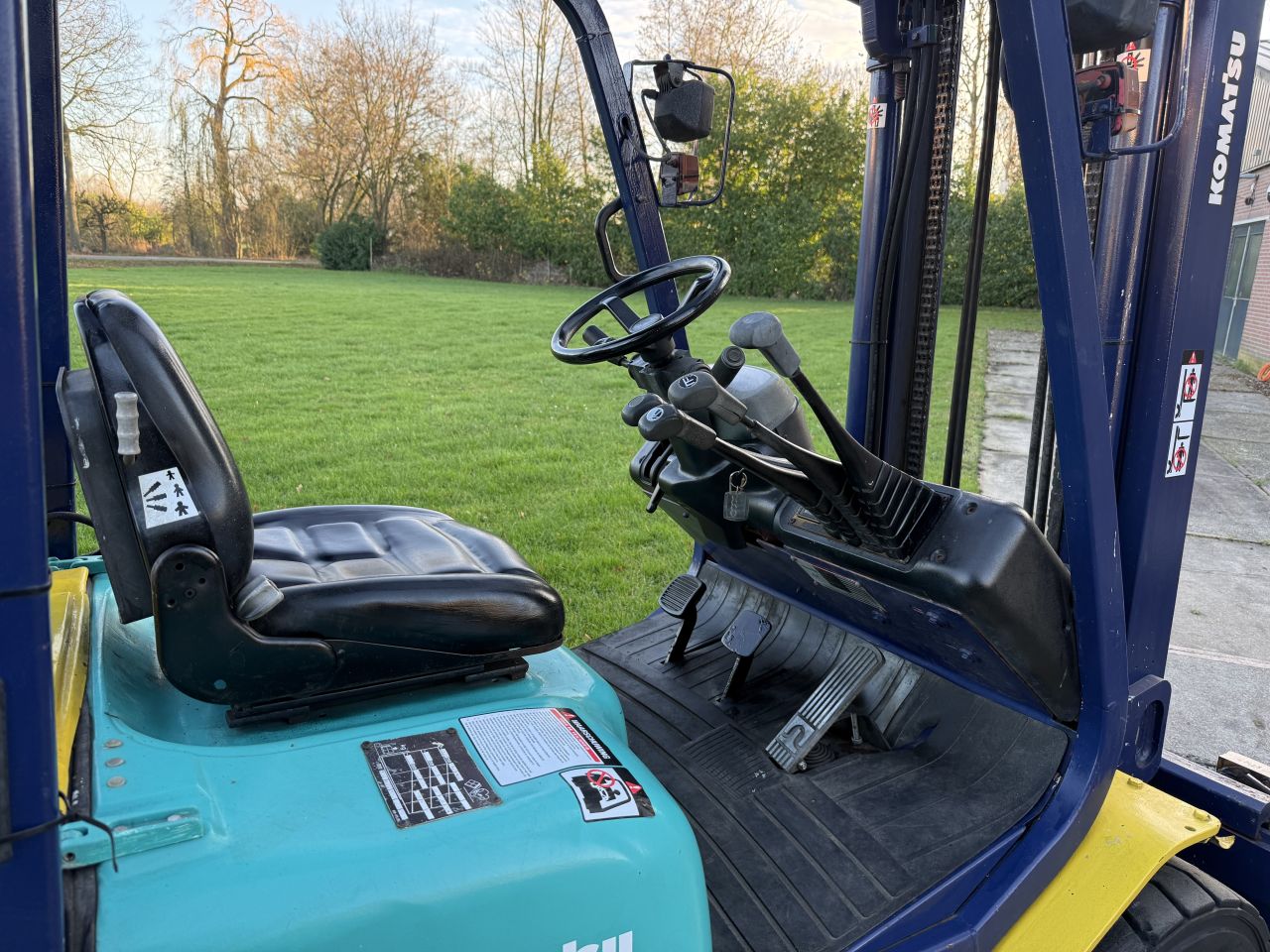 Komatsu 3 tonner lpg heftruck Sideshift + 4e ventiel