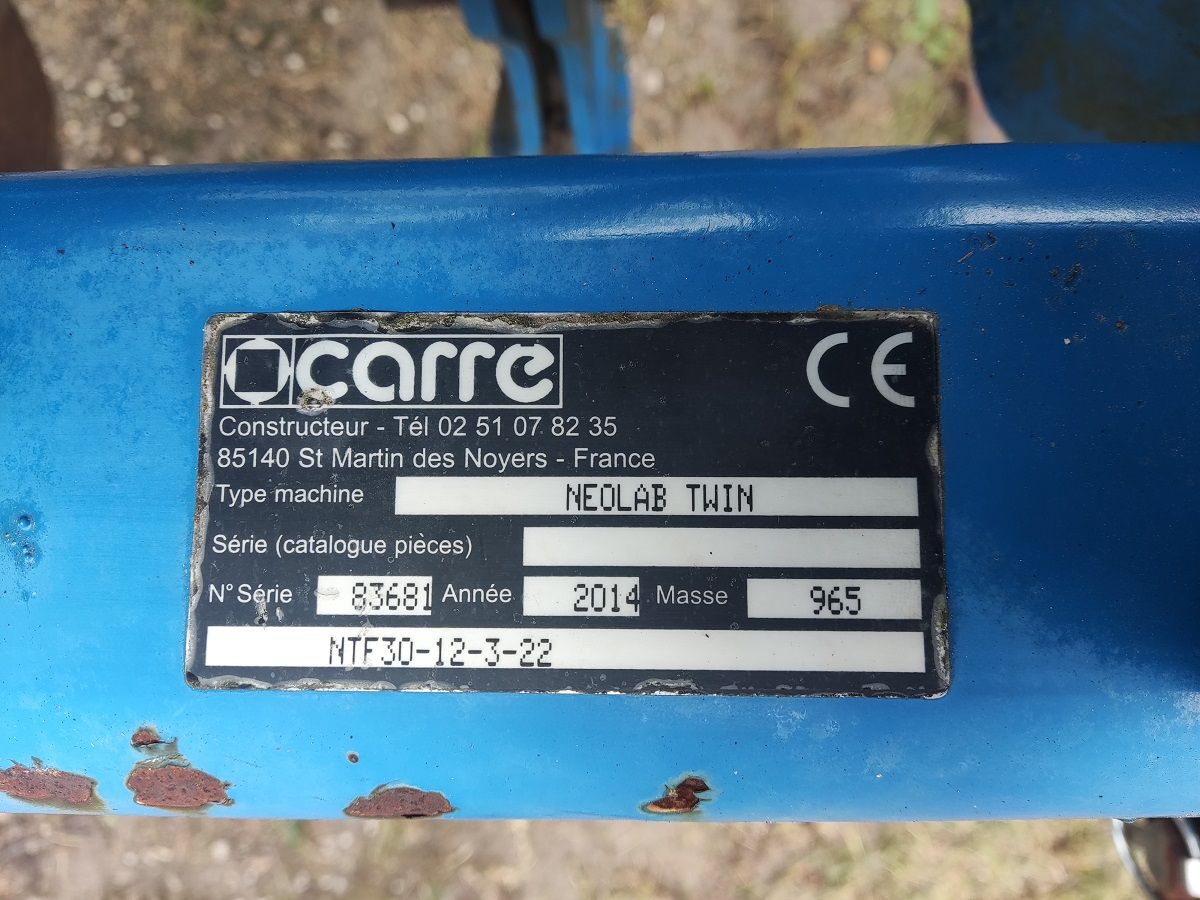 CARRE diepgronder (type Neolab Twin, werkbreedte 280 cm.,)