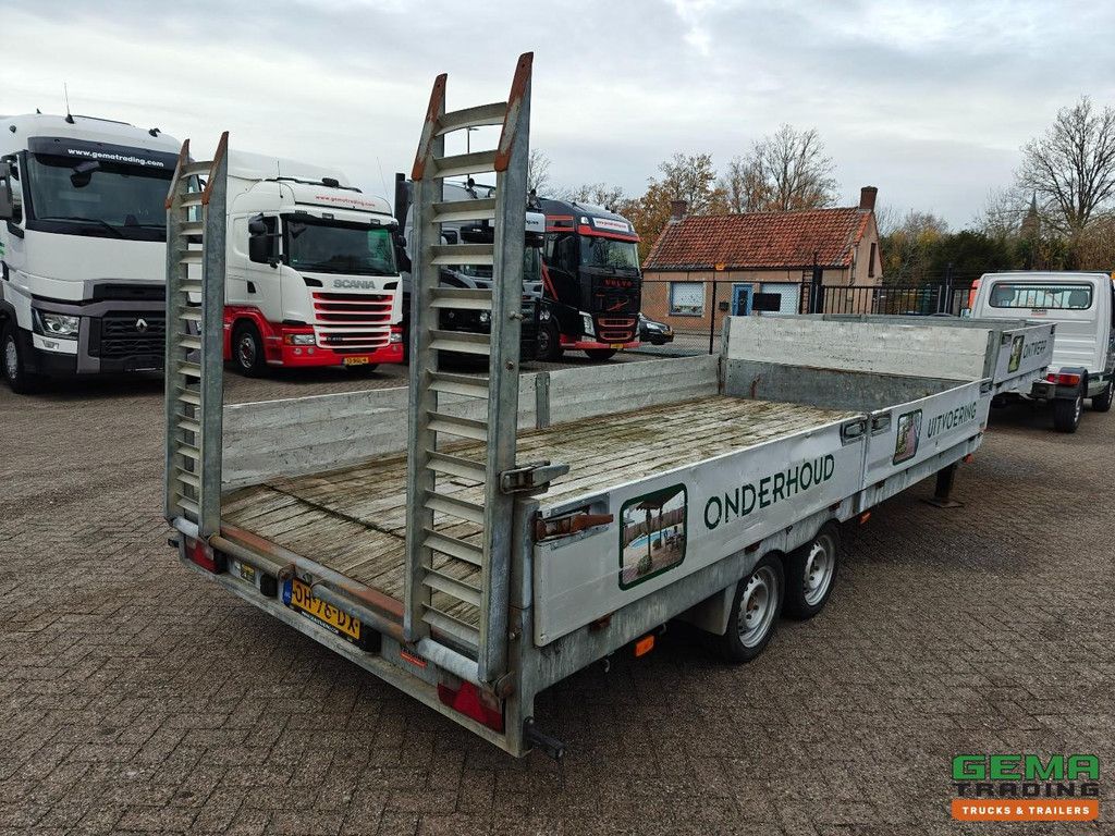 Kuiper PLSD 2 Achsen - BE Sattelauflieger - Verzinkt - HH Boden - Laderampen