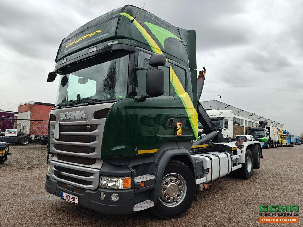 Scania R450 6x2/4 Topline Euro6A - Retarder - Marrel 26T Hakenliftsystem - Standklimaanlage - Liftachse - Anhängerkupplung - Doppeltanks