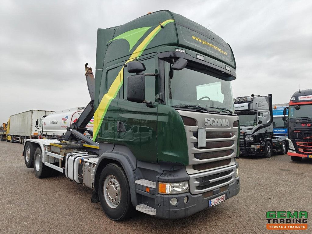 Scania R450 6x2/4 Topline Euro6A - Retarder - Marrel 26T Hakenliftsystem - Standklimaanlage - Liftachse - Anhängerkupplung - Doppeltanks