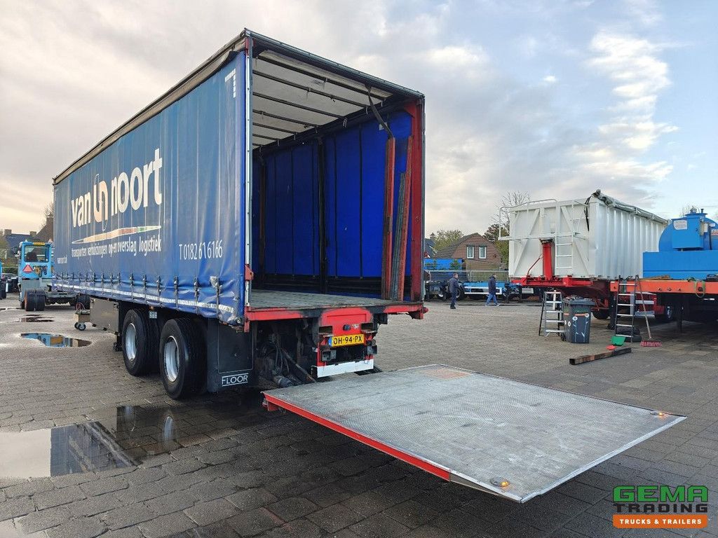 Floor FLO-17-20S1 CITY - 2-achsiger BPW - Lenkachse - Schiebeplane/Dach - HH-Boden - Ladebordwand - Käfig - AAP 08/2026 TÜV