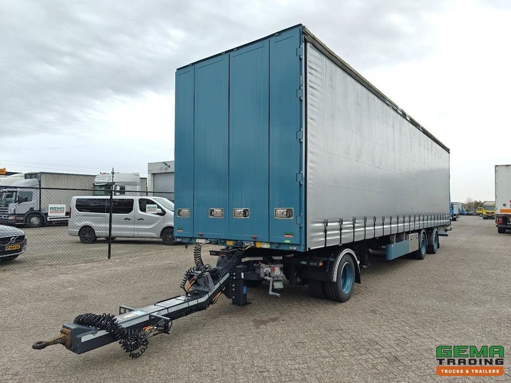 Pacton Trailers TBD.232 12,2 m + DXX.110 Dolly (2022) – 2-Achs SAF 10T – Planenaufbau – Lenkachse (Tridec) – Durchladesystem – LZV-Kombination