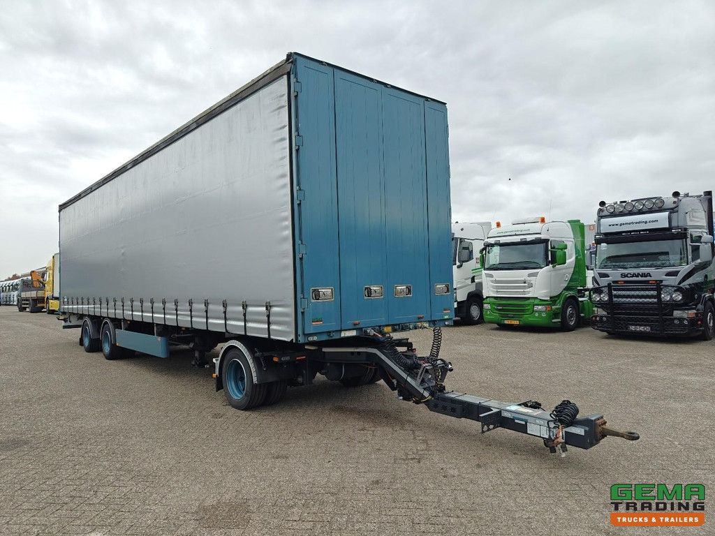 Pacton Trailers TBD.232 12,2 m + DXX.110 Dolly (2022) – 2-Achs SAF 10T – Planenaufbau – Lenkachse (Tridec) – Durchladesystem – LZV-Kombination