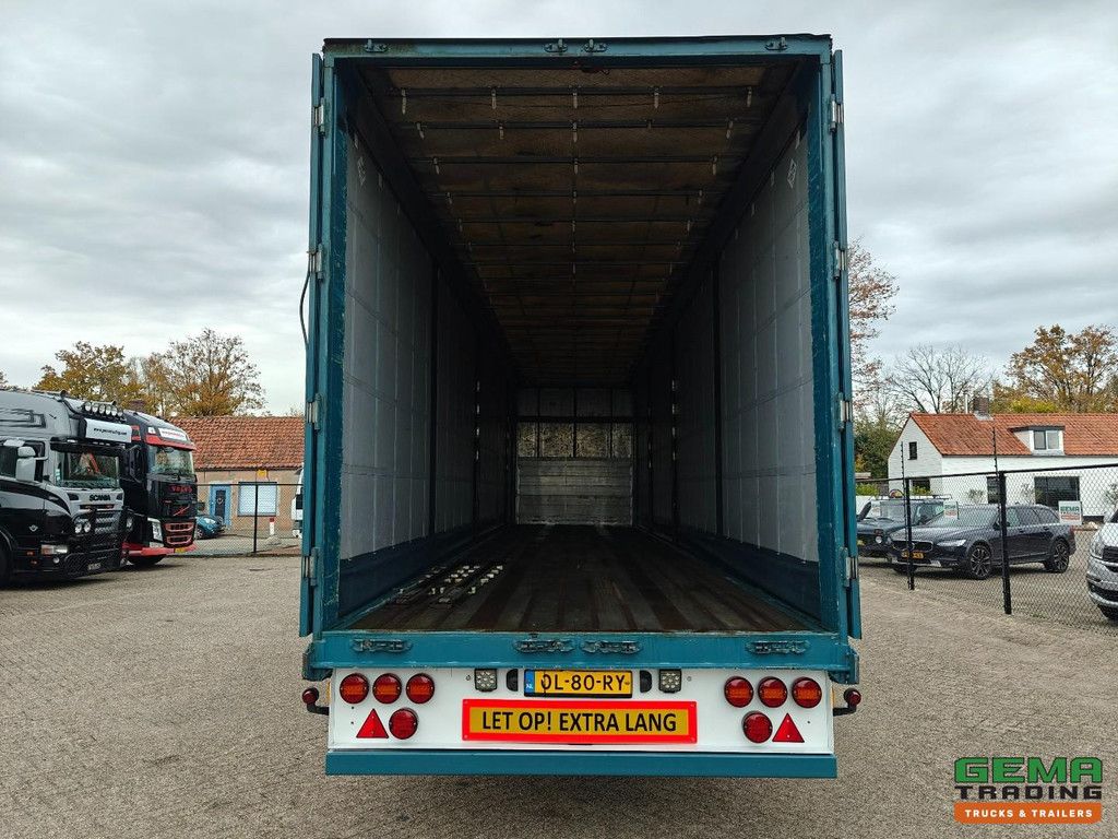 Pacton Trailers TBD.232 12,2 m + DXX.110 Dolly (2022) – 2-Achs SAF 10T – Planenaufbau – Lenkachse (Tridec) – Durchladesystem – LZV-Kombination