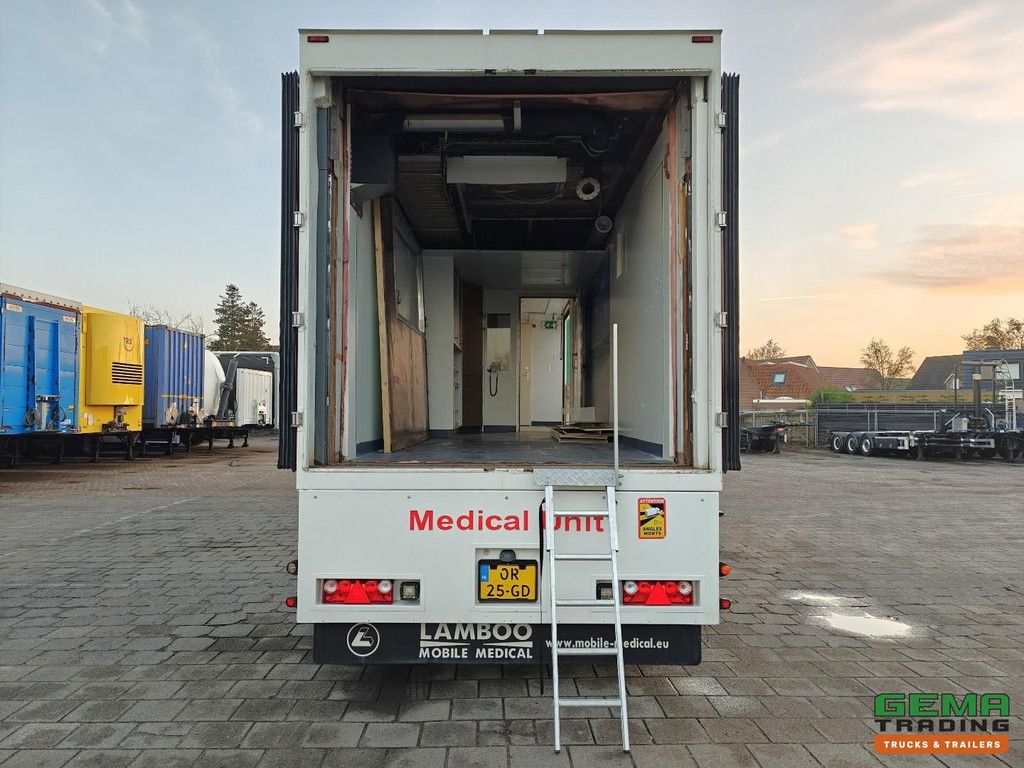 Lamboo T 02S 2-achsiger ROR – Isolierter medizinischer Anhänger/Mobilheim – Krankentragen-/Rollstuhllift – Klimaanlage – Lenkachse – Ehemaliger MRT-Anhänger