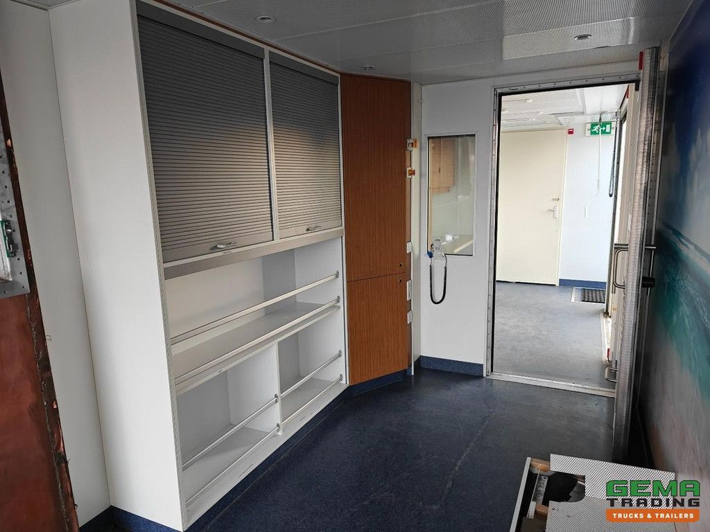 Lamboo T 02S 2-achsiger ROR – Isolierter medizinischer Anhänger/Mobilheim – Krankentragen-/Rollstuhllift – Klimaanlage – Lenkachse – Ehemaliger MRT-Anhänger