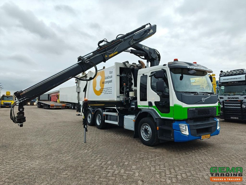 Volvo FE 280 6x2/4 Tageskabine Euro6B - Bekker LaGram VP II 516V19 + Hiab 211 BW-3 Hipro