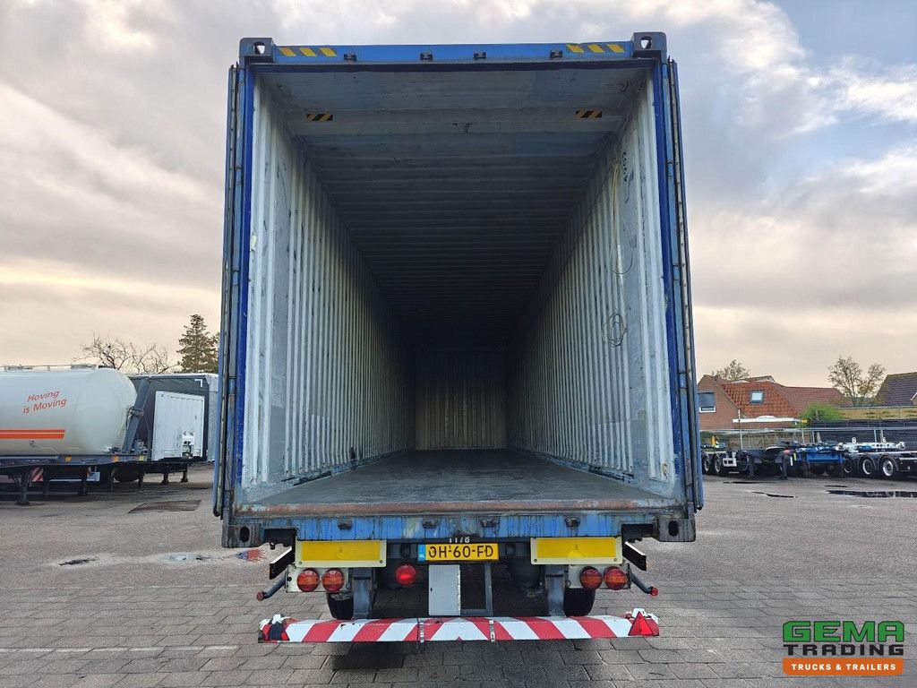 Pacton T3-007 3-axle BPW - Container chassis + 45FT HiCube Container - Spare wheel carrier