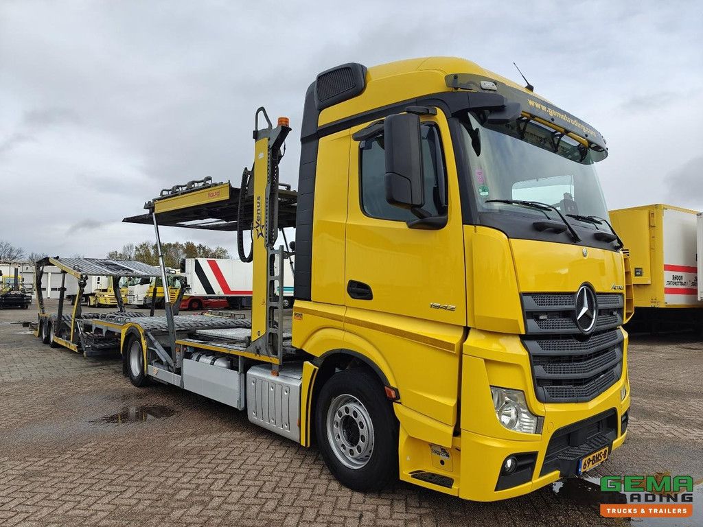 Mercedes-Benz Actros 1942 4x2 Megaspace Euro6 - Auto-/Bustransporter 8-Lader - Rolfo Venus 4 + Rolfo Power 4 - Doppelwinde