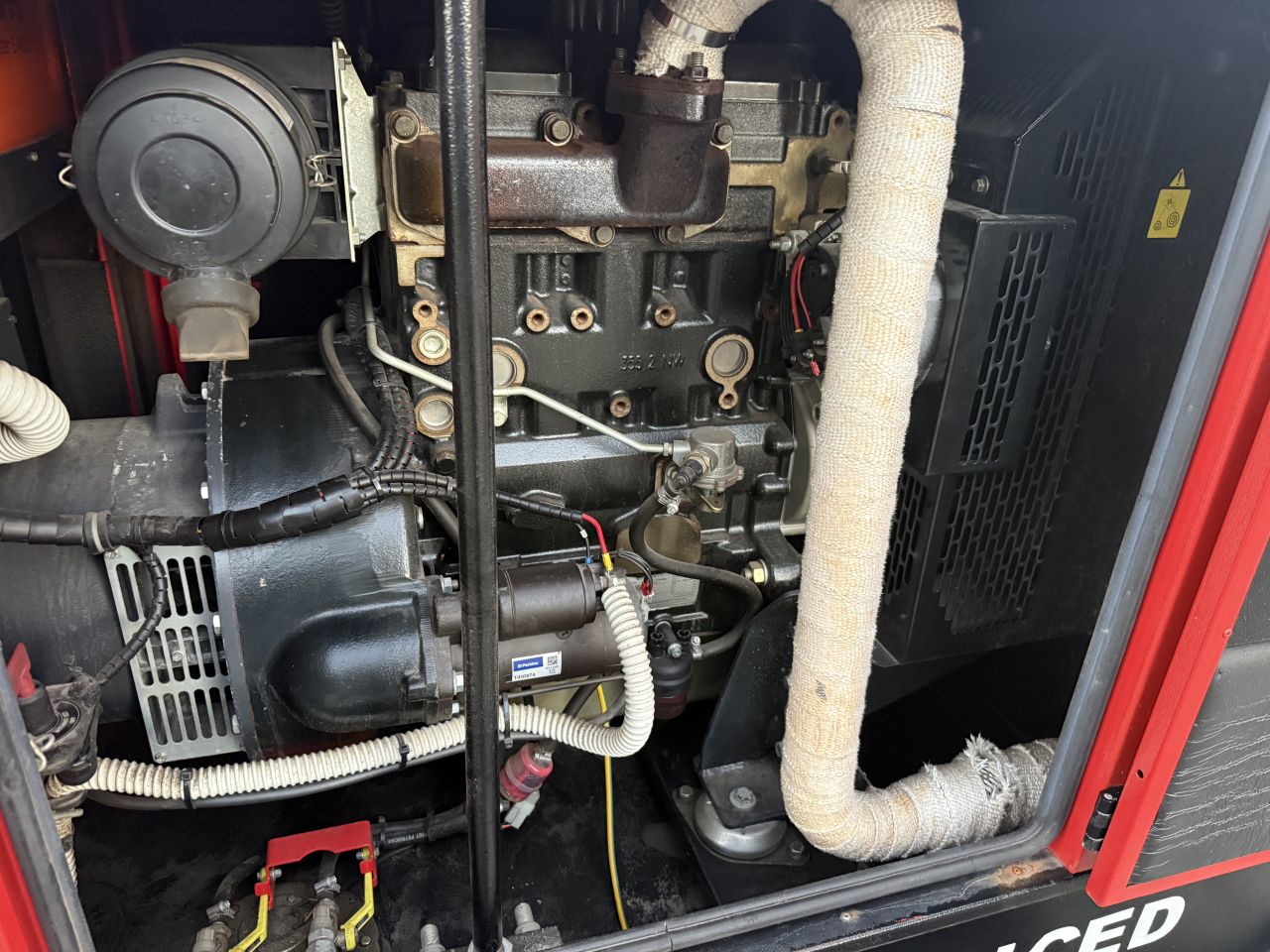 Genset 35kVa 1700h BJ2017 generator + kemmpi lasapparaat