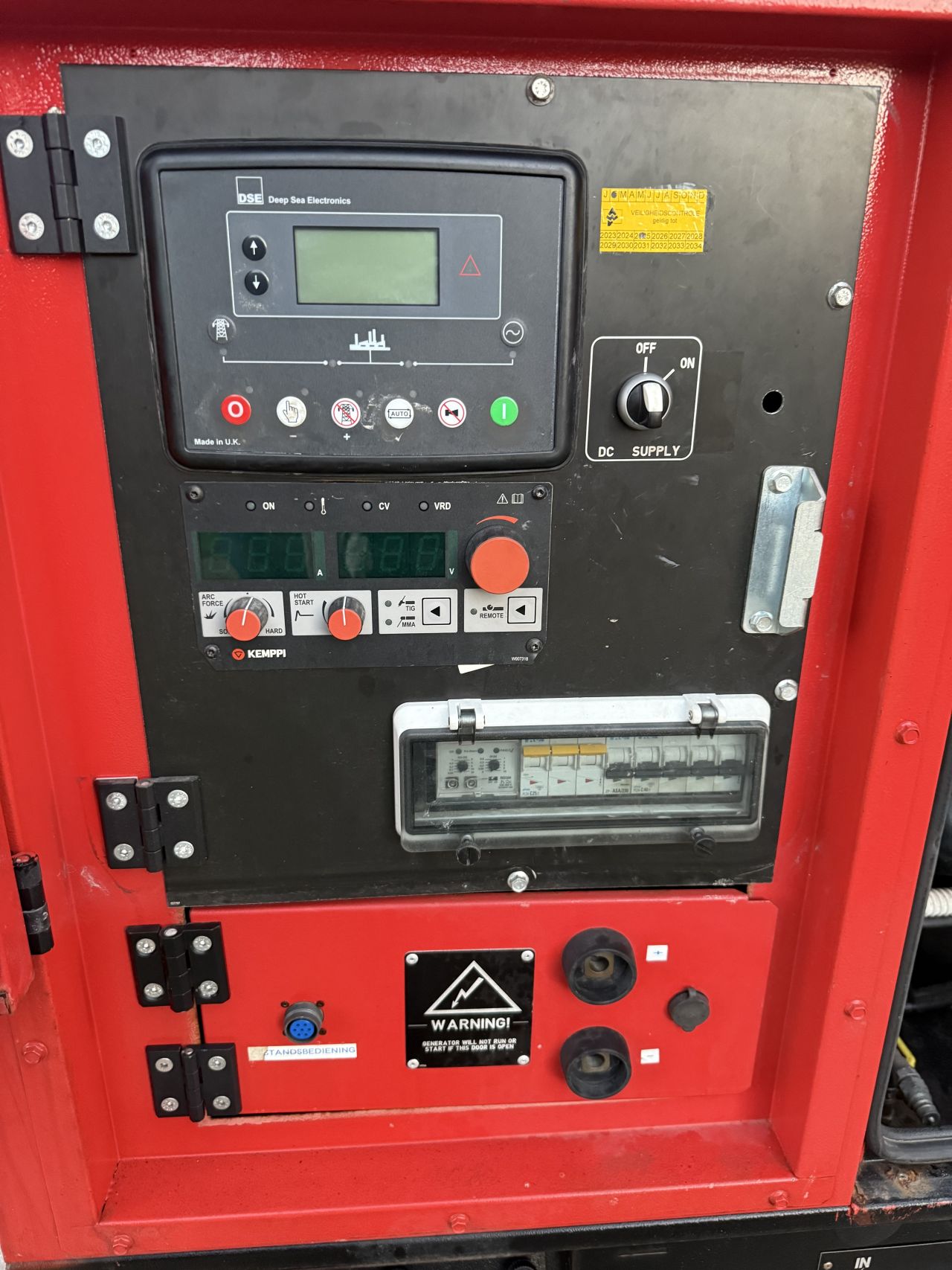 Genset 35kVa 1700h BJ2017 generator + kemmpi lasapparaat