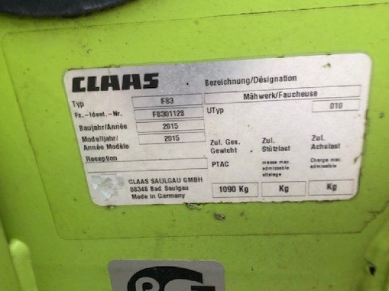 Claas Disco 4000 Contour