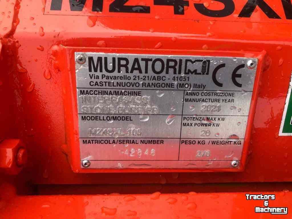 Muratori MZ4XL105 overtopfrees + Oko zaaimachine