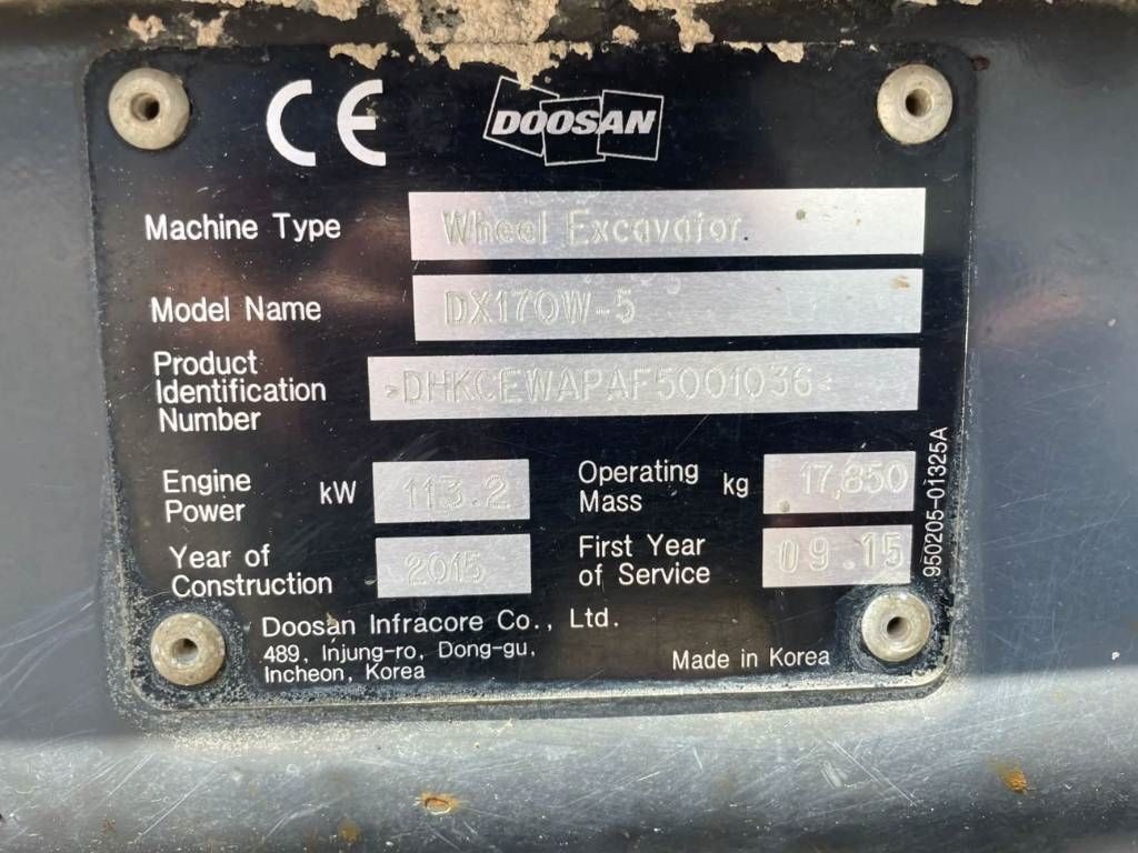 Doosan DX170W-5