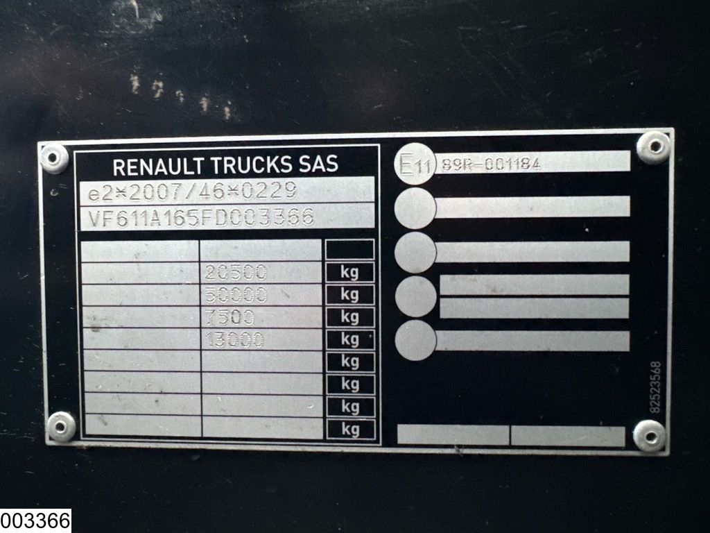Renault T 380 EURO 6, Retarder, Standairco