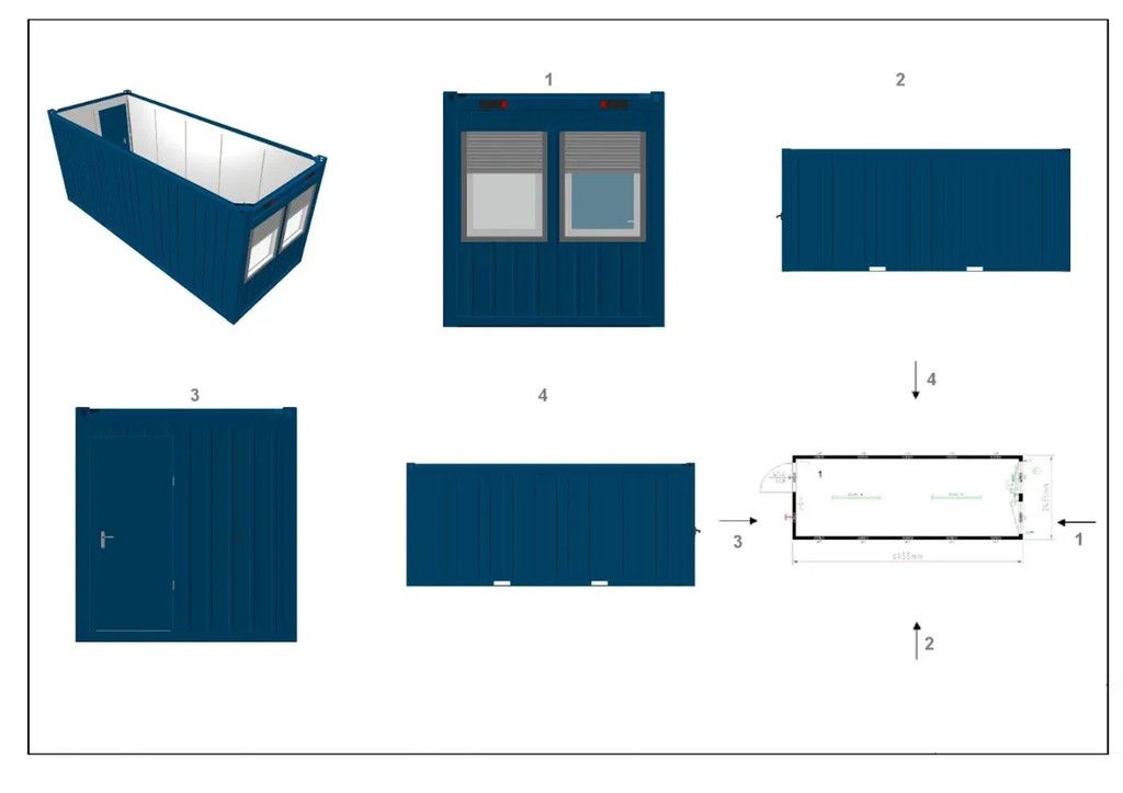 Noodopvang - Te Huur - Koop Verkoop & Verhuur van diverse (woon)containers – direct beschikbaar