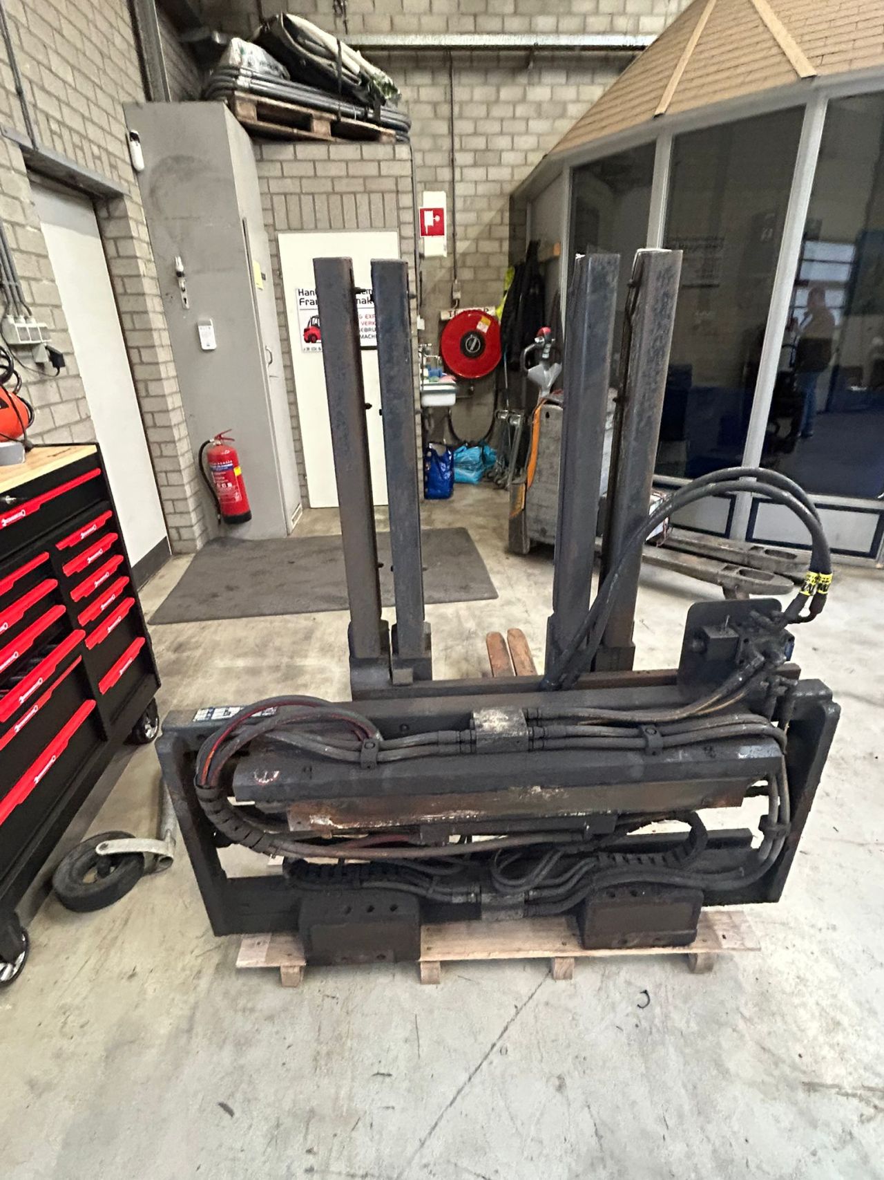 Palletvord versteller