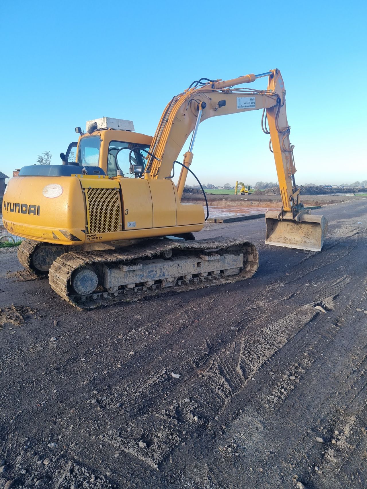 2001 Hyundai Robex 130 LC-3 rupskraan/graafmachine