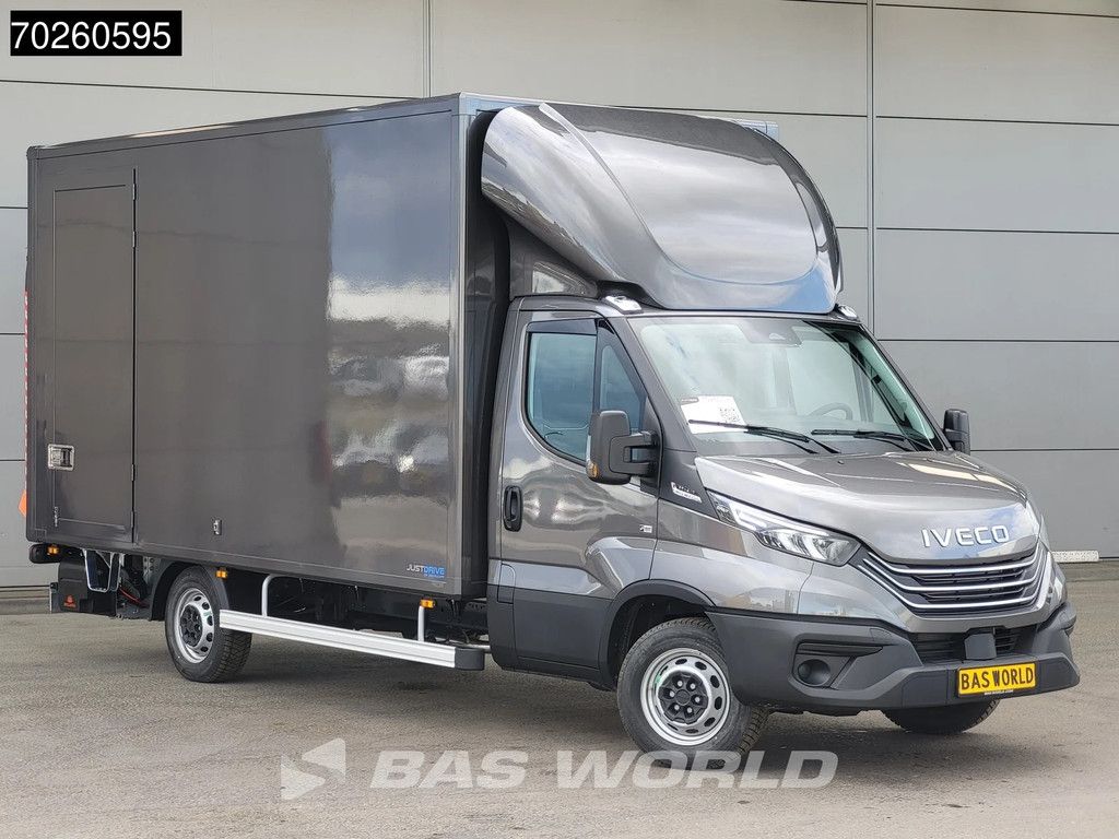 Iveco Daily 35S21 3.0L Laadklep Automaat Zijdeur 210PK Bakwagen ACC LED Airco 3,5t Trekgewicht D'Hollandia CarPlay Euro6 Meubelbak Koffer A/C