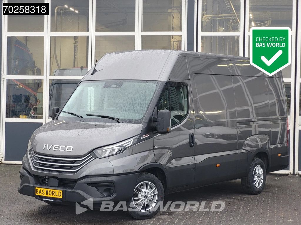 Iveco Daily 35S21 3.0L Automaat 210PK L2H2 2025-Model 3,5t Trekvermogen ACC LED CarPlay Camera Parkeersensoren Velgen Euro6 L2 12m3 Klima
