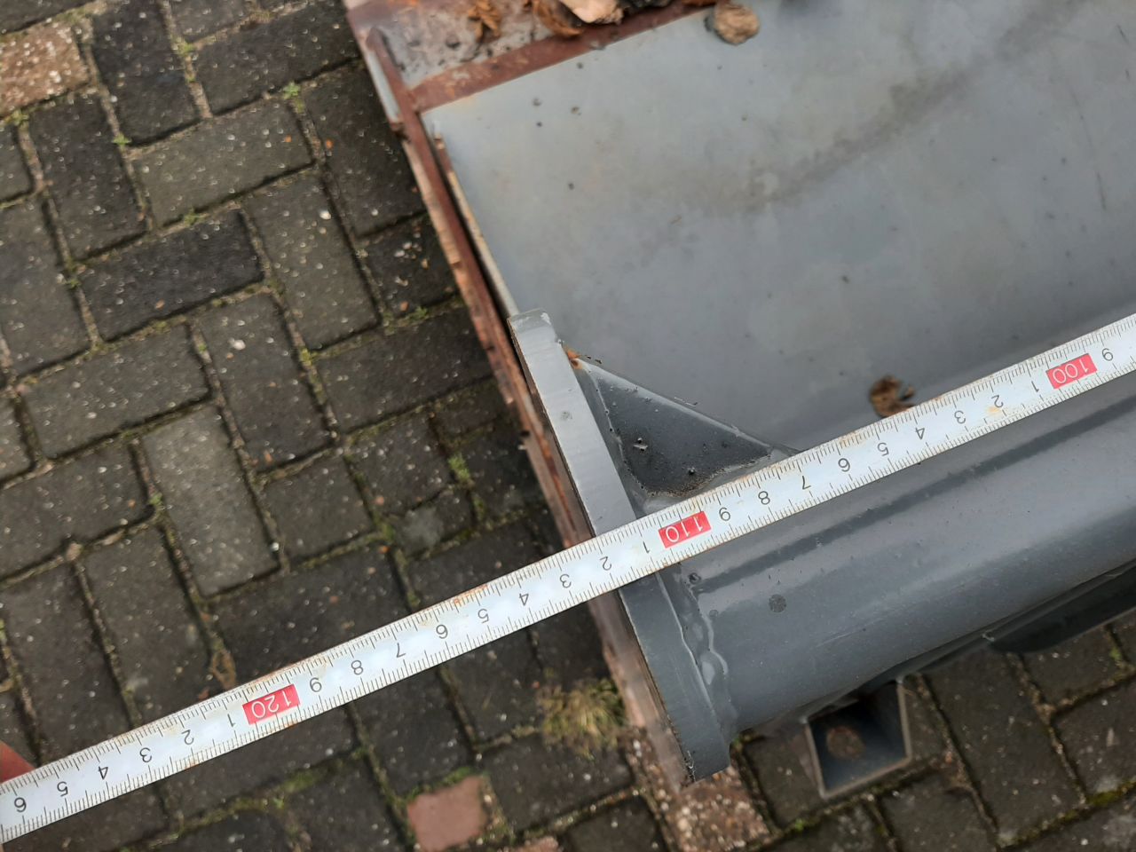 Puinbak met GiANT compact snelwissel 1,10m - Incl. inlegvel