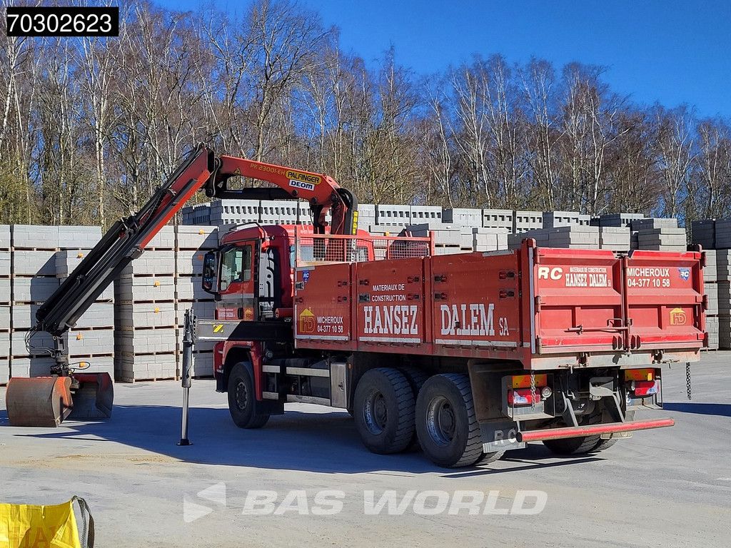 MAN TGS 33.440 6X4 Palfinger PK23001-EH Kran Crane Big-Axle 13m3 tipper Euro 6
