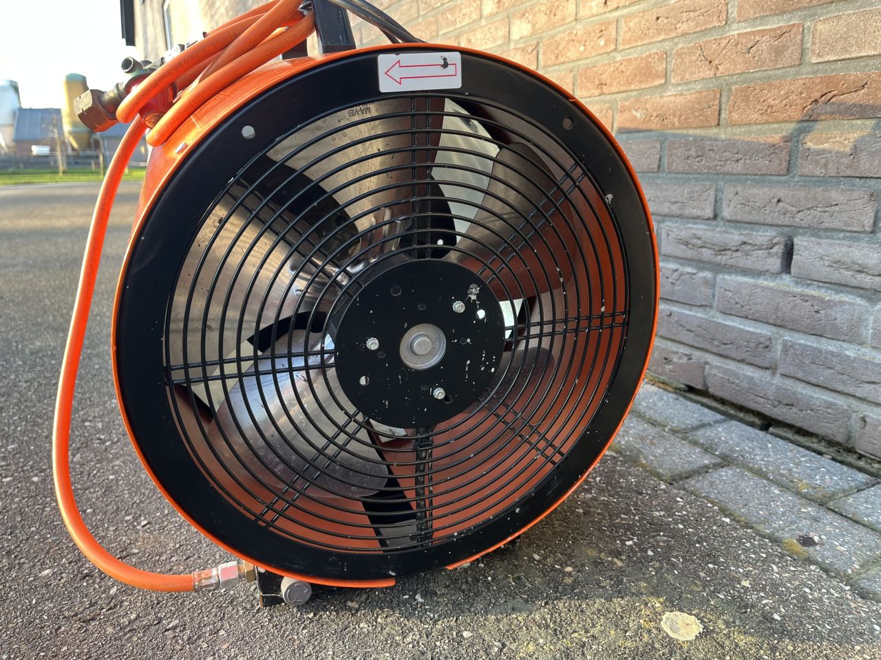 Gas heater hetelucht kanon