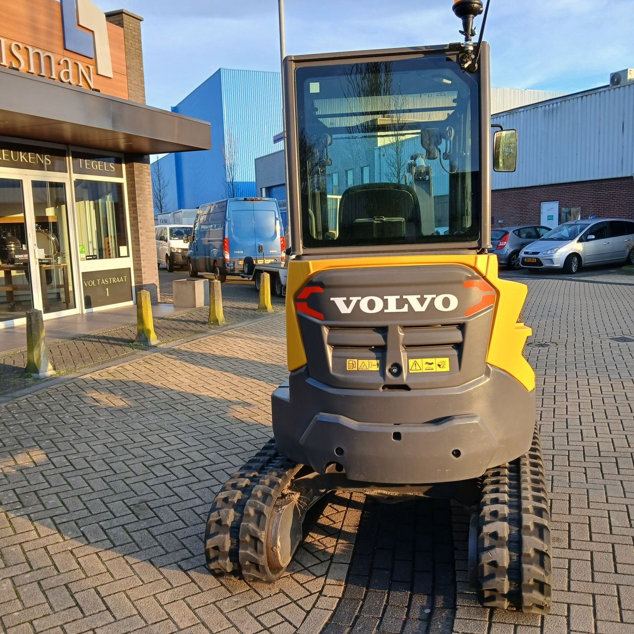 Volvo ECR25 Minigraver heel net.