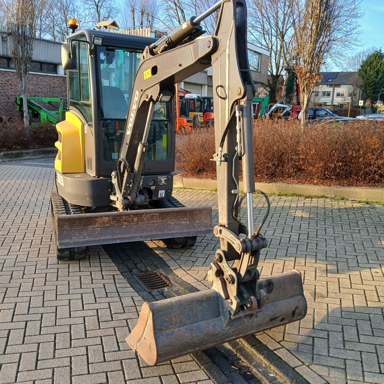 Volvo ECR25 Minigraver heel net.
