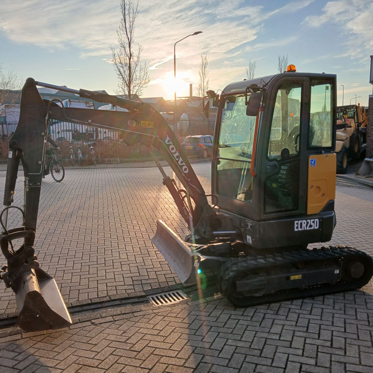 Volvo ECR25 Minigraver heel net.