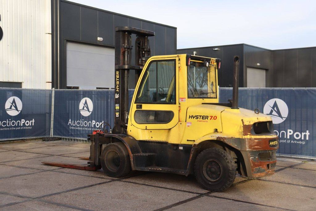 Hyster H7.0FT Diesel Forklift 6370kg 4.4m 2016