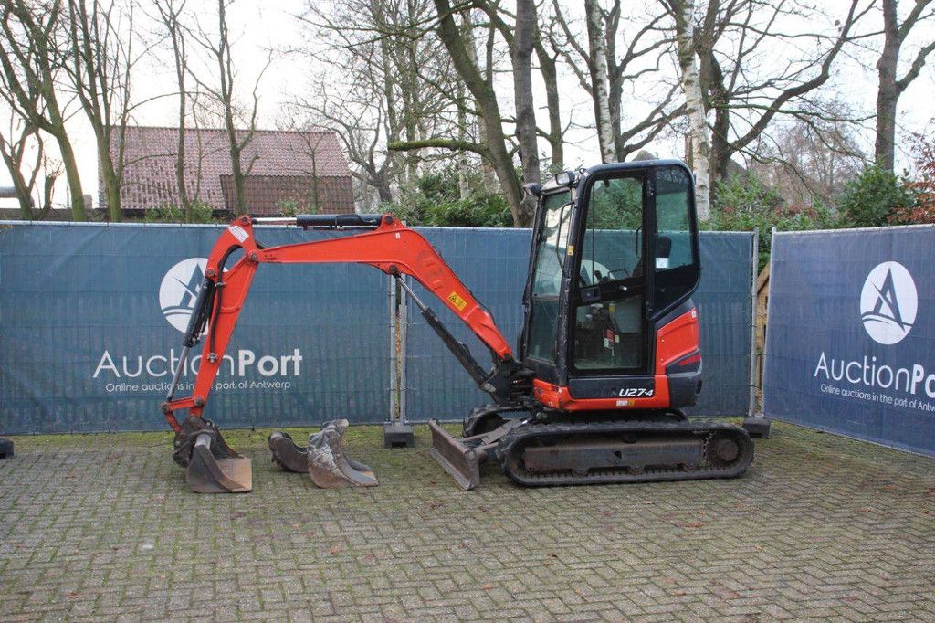 Crawler excavator Kubota U27-4 Diesel 15.5kW 2017